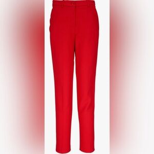 45. MICHAEL KORS COLLECTION Red Samantha Pants EUC size 12